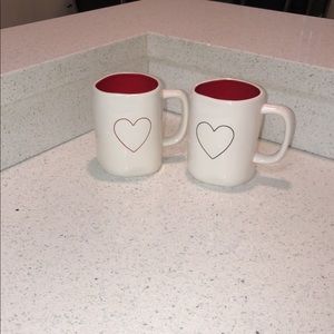 Rae Dunn Valentine’s Day mugs! ❤️🖤